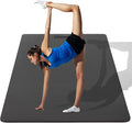 UMINEUX Large Yoga Mat for Men and Women 1/4 & 2/5 Inch Extra Thick TPE Fitness by UMINEUX