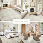 Srugn Washable Rugs 9x12 Area Rugs - Image 5