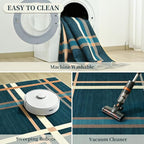 Terrug Plaid Runner Rugs for Kitchen, Soft Low Pile Stain Resistance Carpet for - Image 6