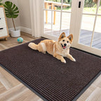 OLANLY Front Door Mat Indoor Outdoor Entrance, Waterproof Heavy Duty Doormat by OLANLY