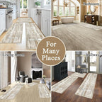 Vaukki Boho Kitchen Rug Sets 3 Pieces, Washable Kitchen Mats - Image 3