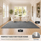 PURRUGS Easy Care Area Rug 4.5ft x 7ft, Non-Slip Washable Entryway Rug - Image 8
