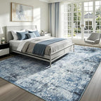 Rugflix 8x10 Area Rugs for Living Room, Washable Large Rug Stain-Resistant Low - Image 2
