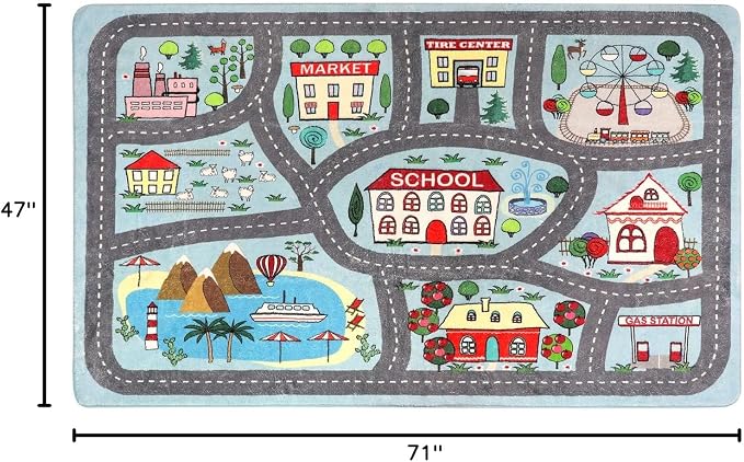 LIVEBOX Soft Kids Rug 4'x6' Carpet Play Mat - Image 2
