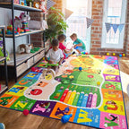 Kids Rugs for Playroom Classroom Bedroom, Educational and Fun Play Mat - Image 5