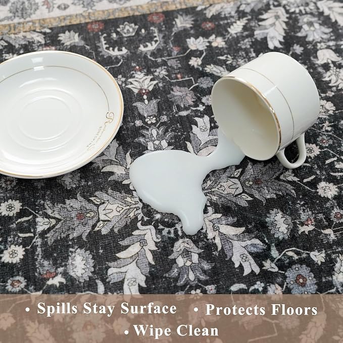 3x6 Kitchen Runner Rug Non Slip Washable - Image 6