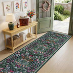 Runner Rug for Entryway: 3x10 Kitchen Rugs Non Slip Washable Ultra-Thin Soft - Image 2