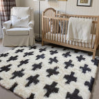 PureCozy Black and White Rug 4x6 - Image 3