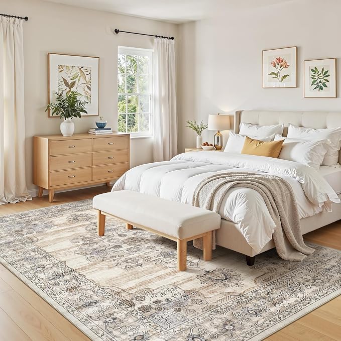 Washable 6x9 Area Rug for Living Room - Image 7