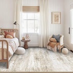 Washable Rug 6x9 Area Rugs for Living Room: Neutral Soft Rug Abstract Non Slip - Image 8