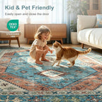Lofus Vintage Living Room Rugs 8x10, Soft Machine Washable Area Rug - Image 5