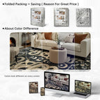 DCX Washable 5x7 Snake Rug, Soft Low Pile Carpet, Kid & Pet Friendly - Image 9