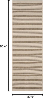 SAFAVIEH Courtyard Collection Runner Rug - Image 2