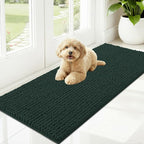 OLANLY Dog Door Mat for Muddy Paws 47x20, Ultra Absorbent Chenille Mud Doormat by OLANLY