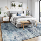 Lofus 8x10 Area Rug for Living Room, Neutral Modern Washable Carpet for Bedroom - Image 2