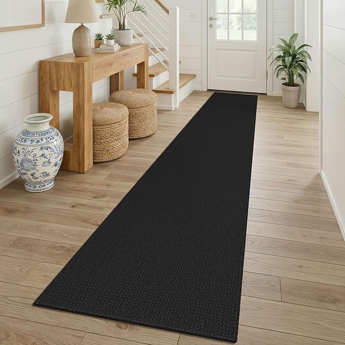 KOZYFLY Black 2x12 Runners Rugs by KOZYFLY