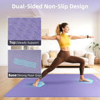 Extra Large Yoga Mat – 72"x48" or 78"x57", 1/4"–1/2" Thick Mat - Image 5