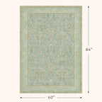 Sage Green Living Room Rugs 5x7, Soft Washable Non Slip Area Rugs - Image 2