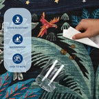 GarveeHome 5x7 Jungle Area Rug Washable Rugs - Image 4