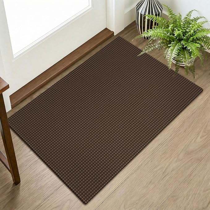 KOZYFLY Indoor Door Mat 2x3 ft Small Area Rugs Washable Front Door Mat Non Slip by KOZYFLY