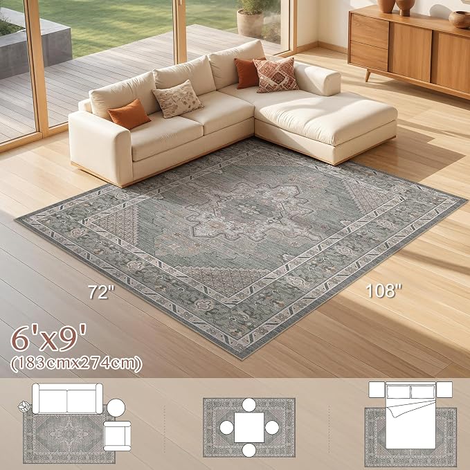 Tortania Area Rug Living Room Rugs - Image 2