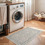 jinchan Zenith Floral 2x3 Rug for Entryway Washable Kitchen Mat Non-Slip - Image 4