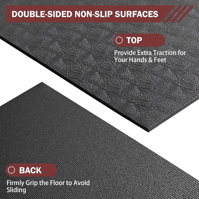 Stepwaver Extra Large Exercise Mat, Shoe-Friendly, Ultra Durable, Thick Large - Image 6