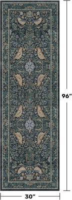 Hazo Haus Boho Vintage 2'6"x8' 8ft Hallyway Long Runner Rug - Image 2