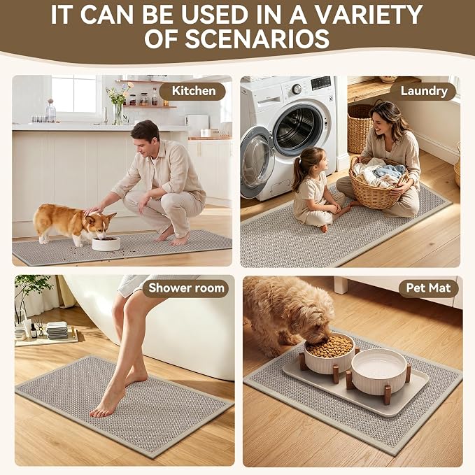 Kitchen Rugs Set of 2, Soft Kitchen Mats - Image 7