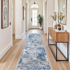 2x10 ft Washable Hallway Runner Rug – Non-Slip Stain-Resistant Low-Pile Long - Image 4