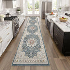 Vintage Hallway Runner Rug 2x8: Large Soft Washable Entryway - Image 6