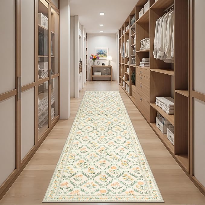 Runner Rug for Entryway: 3x10 Kitchen Rugs Non Slip Washable Ultra-Thin Soft - Image 5