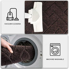 PURRUGS Dirt Trapping Door Mat 24" x 70", Non-Slip Machine Washable Entry Rug - Image 7