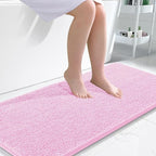 OLANLY Large Bathroom Rugs 45x27, Extra Soft Absorbent Chenille Bath Rugs by OLANLY