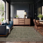 Machine Washable Rugs for Living Room: 8x10 Area Rugs Boho Vintage Rugs Stain - Image 7