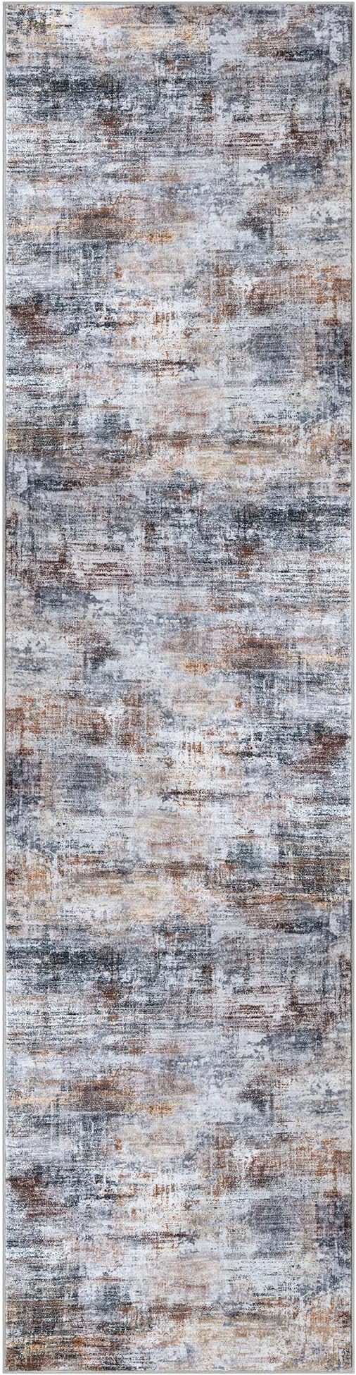 IOHOUZE Abstract Runner Rug 3x12 Ft Washable Runners - Image 10