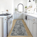 2'6''x8' Runner Rugs Washable Rug: Modern Abstract Living Room Rug Soft by GENTDRIZZ