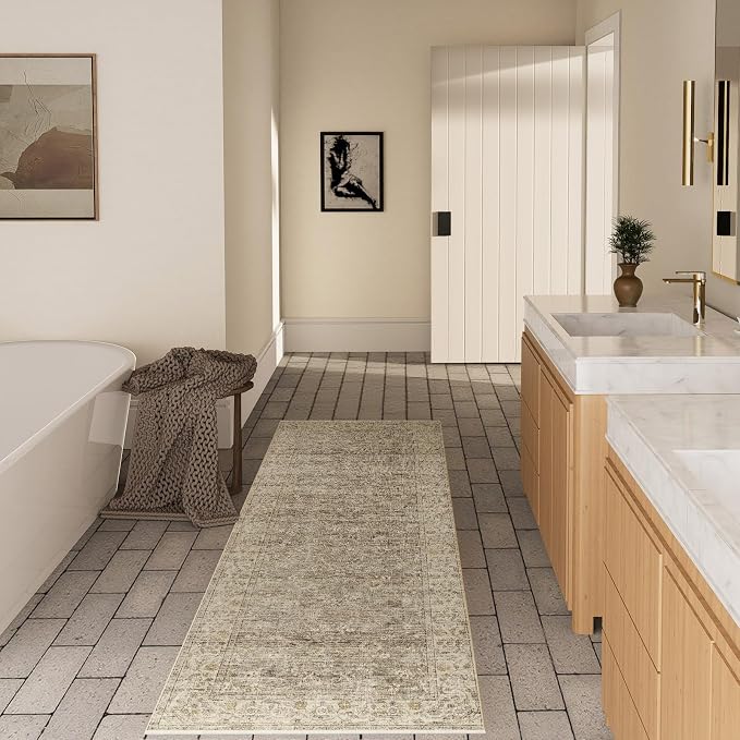 Washable Kitchen Rug Runners for Hallways: 2'x10' Bedroom Runner Rug Non Slip - Image 5
