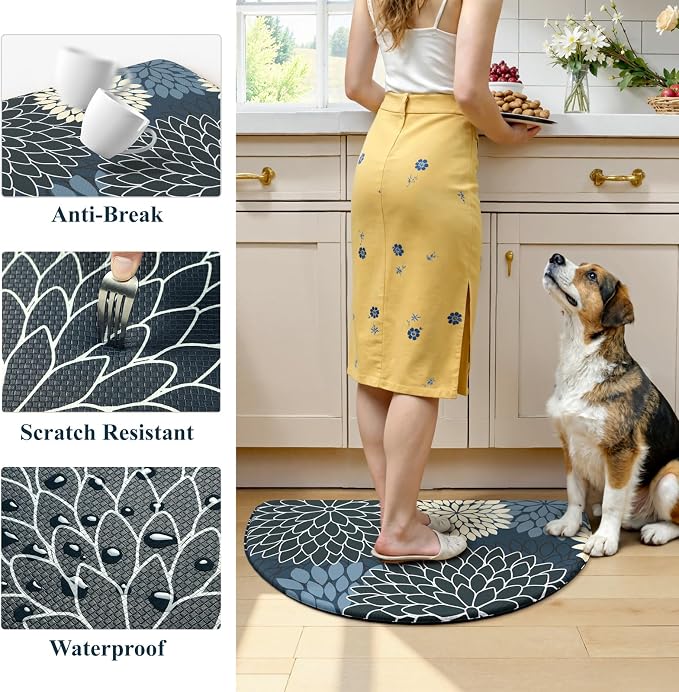 KIMODE Half Circle Kitchen Mats - Image 9