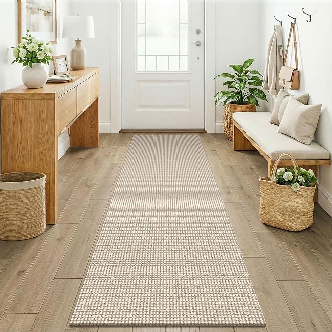 KOZYFLY Runners for Hallways 2x7 ft Washable Kitchen Runner Non Slip Rubber by KOZYFLY