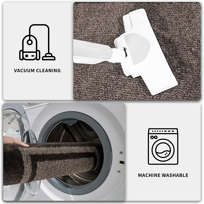 PURRUGS Dirt Trapping Door Mat 24" x 36", Non-Slip Machine Washable Entryway Rug - Image 7