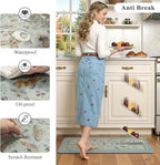 LEEVAN Anti Fatigue Mats for Kitchen Floor Non-Slip, Cushioned Kitchen Mats for - Image 6