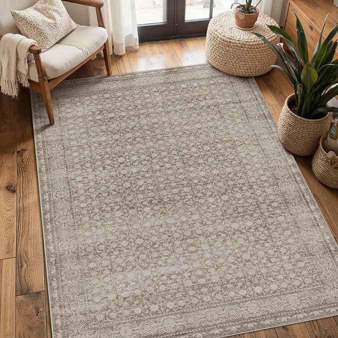 Rugxara 3x5 Washable Entryway Rug, Non Slip Boho Runner Rugs by Rugxara
