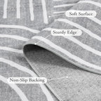 Lahome Abstract Area Rug 5x7, Soft Washable Rugs - Image 7