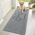 OLANLY Dog Door Mat for Muddy Paws 70x32, Paw Print Design, Absorbs Moisture by OLANLY