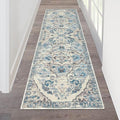 HEBE Hallway Runner Rug 2'x6' Washable Vintage Distressed Area Rugs Non Slip by HEBE