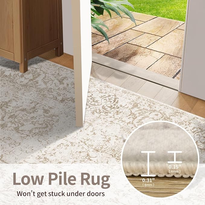Rugxara 10x14 Washable Area Rug - Image 6