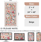 DUKINO 2x4 Rug for Entryway, Washable Kitchen Floral Runner Rug - Image 2