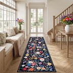 Runner Rug for Entryway: 2.6x10 Kitchen Rugs Non Slip Washable Ultra-Thin Soft - Image 3