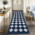 Lahome Zelie Checkered 2x8 Hallway Runner Rug, Soft Kitchen Runner Rugs Non by Lahome